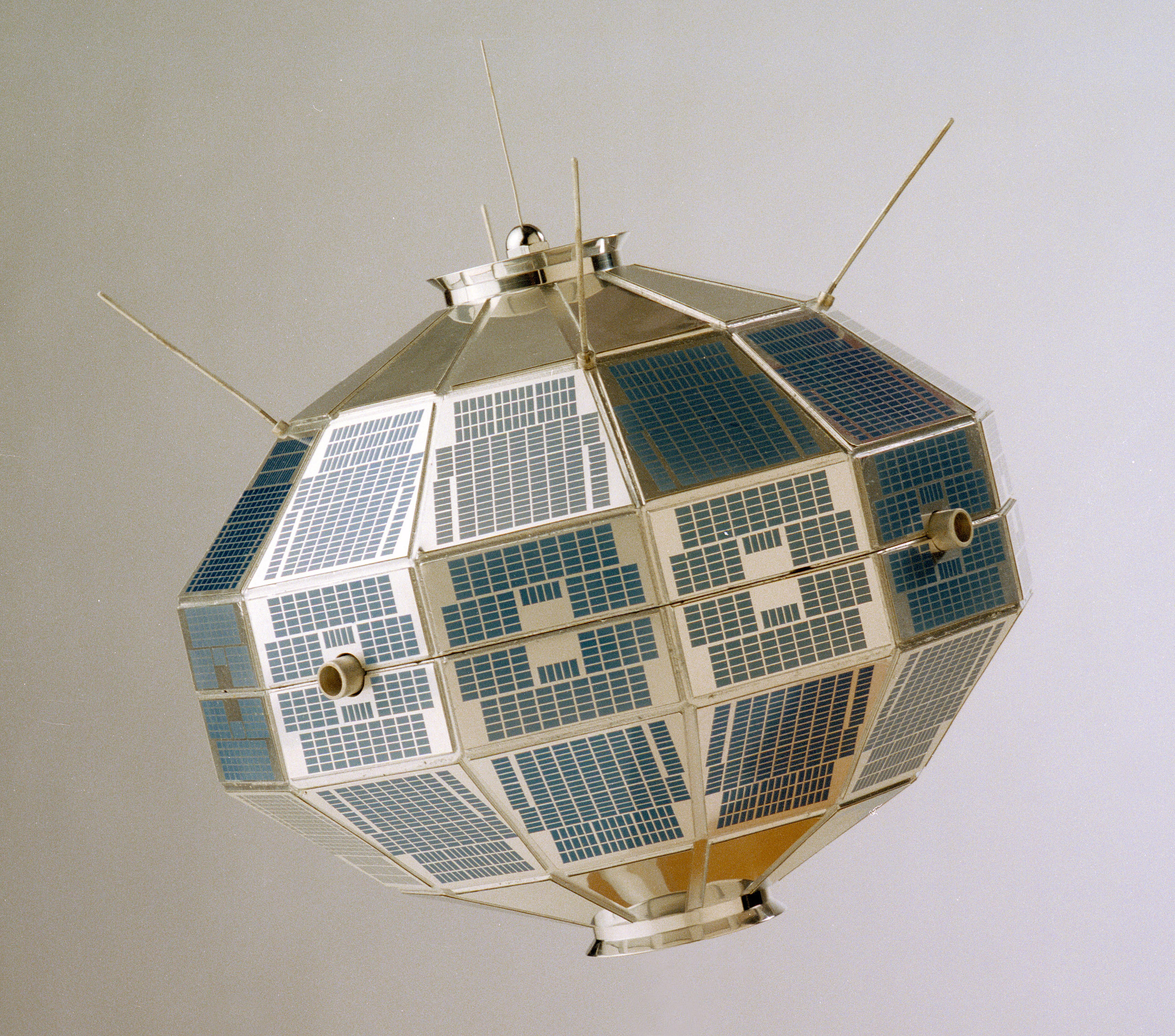 A close-up photo of a satellite.