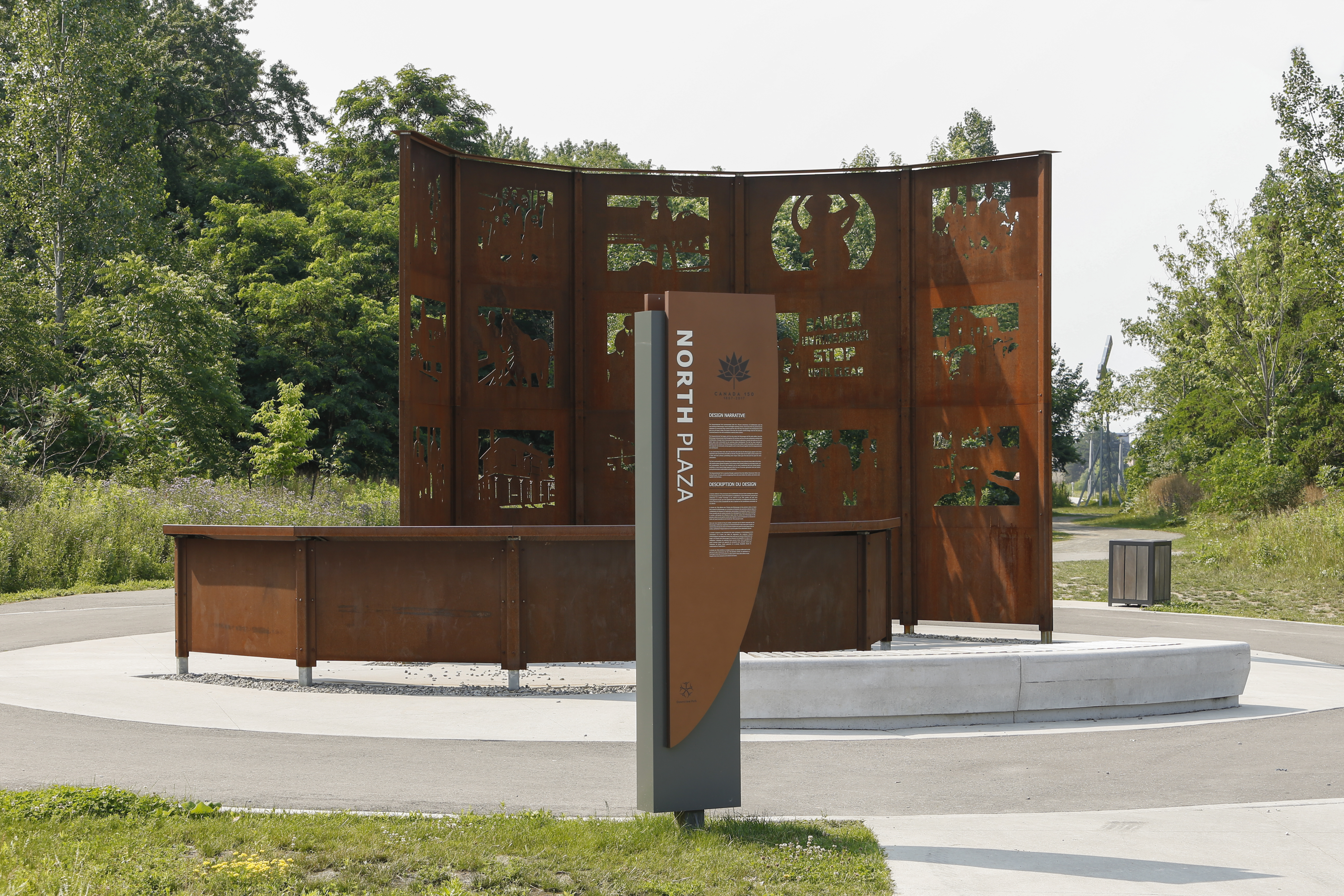 North Plaza of Sesqui Trail