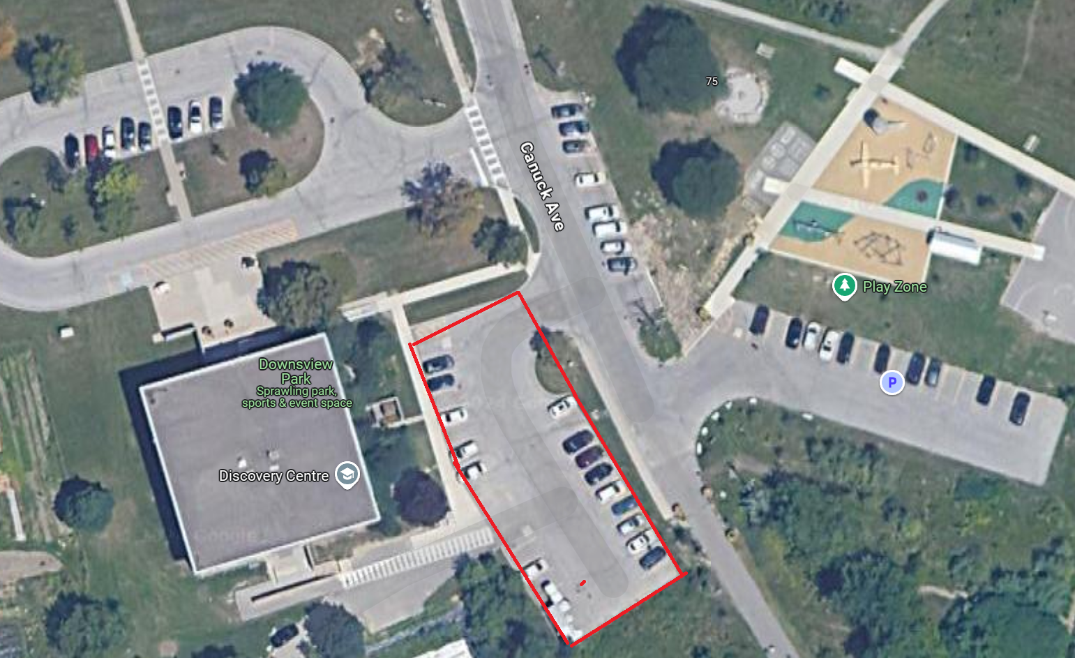 Parking lot closed nov 11