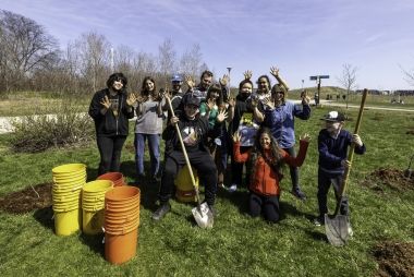 Earth Day Tree Planting with NDG