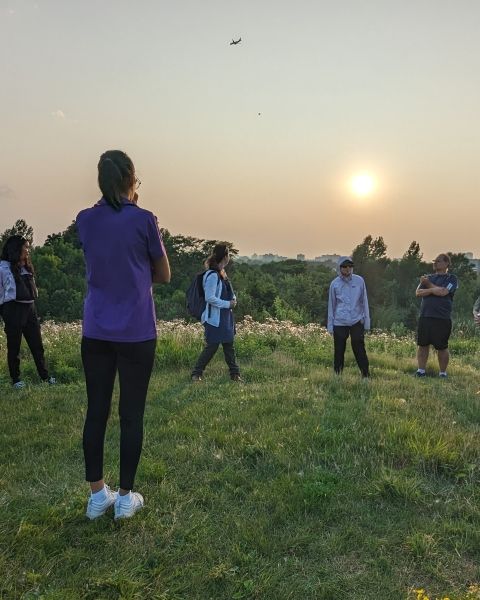 group outdoors