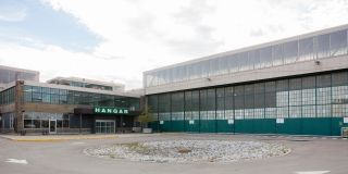 A large one-storey building.